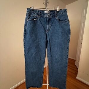 Abercrombie & Fitch Curve Love Low Rise Baggy Jean - 30/10s short